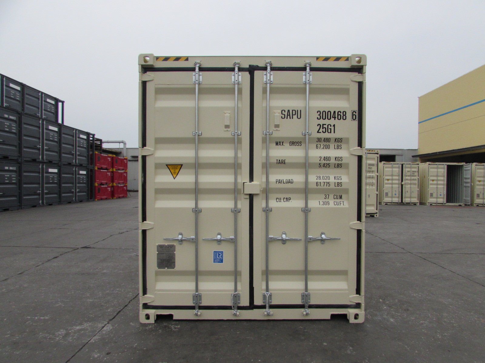 20' High Cube Double Door Container