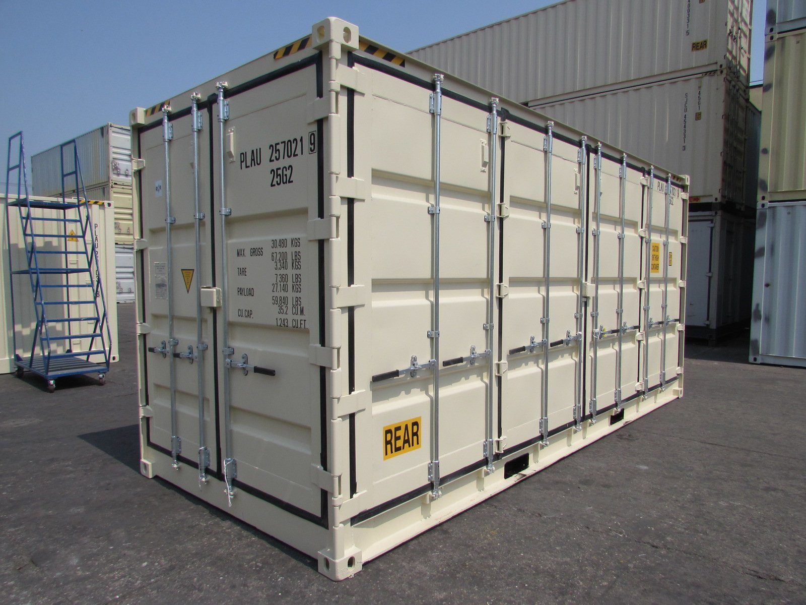 20' High Cube Full Open Side Container