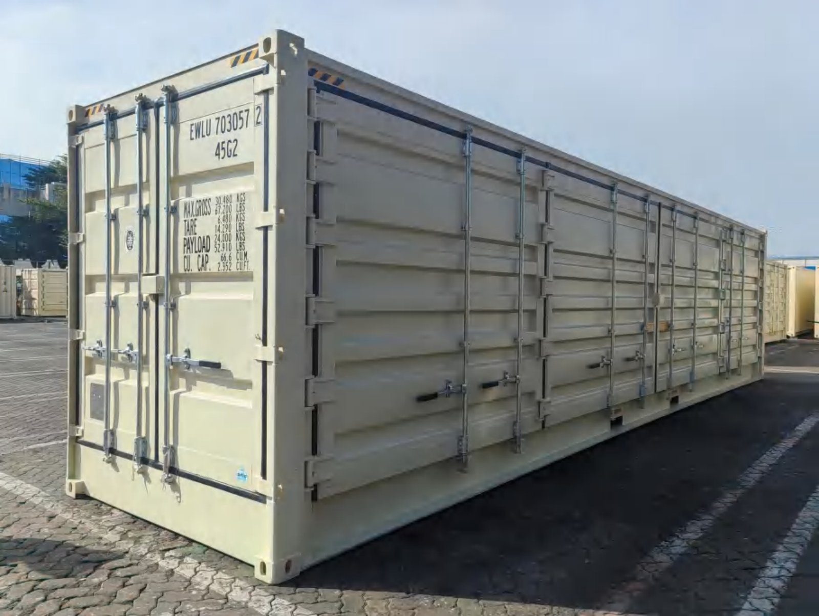 40' High Cube Full Open Side Container